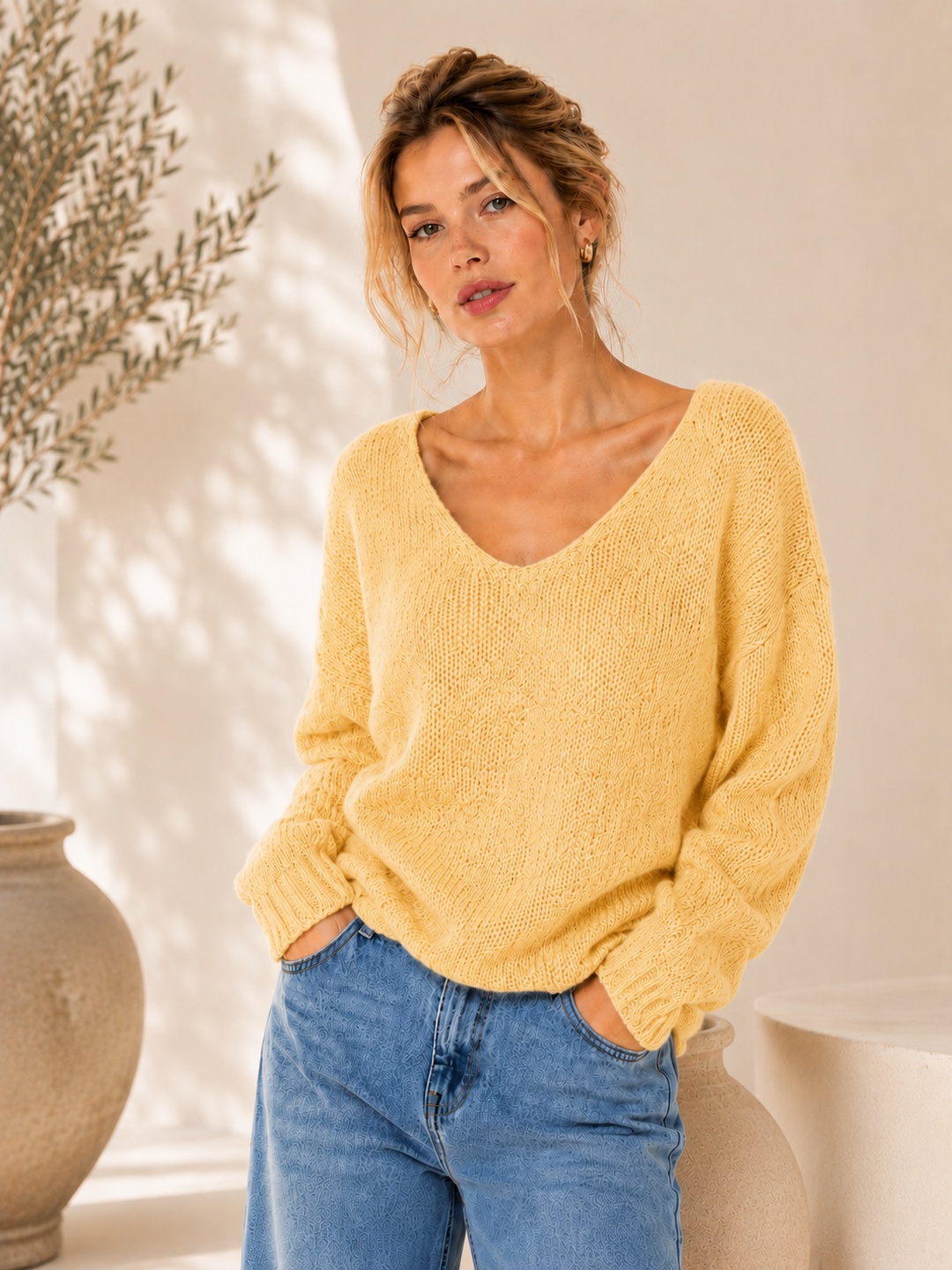 Livia V-Neck Strickpullover