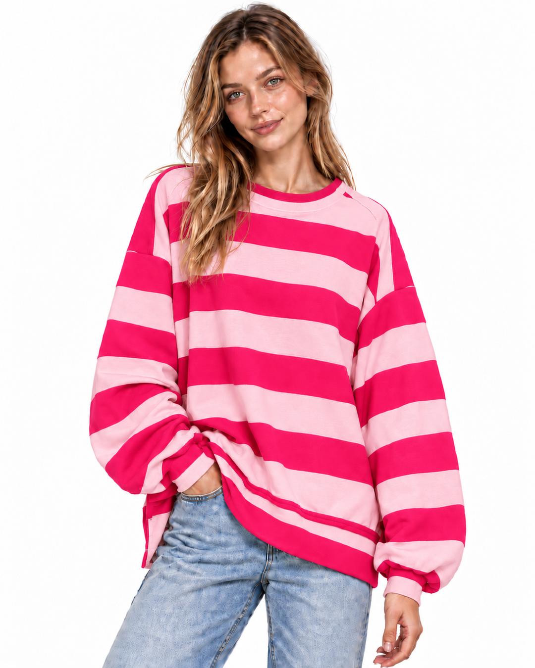 Sienna Oversize Streifenshirt Damen