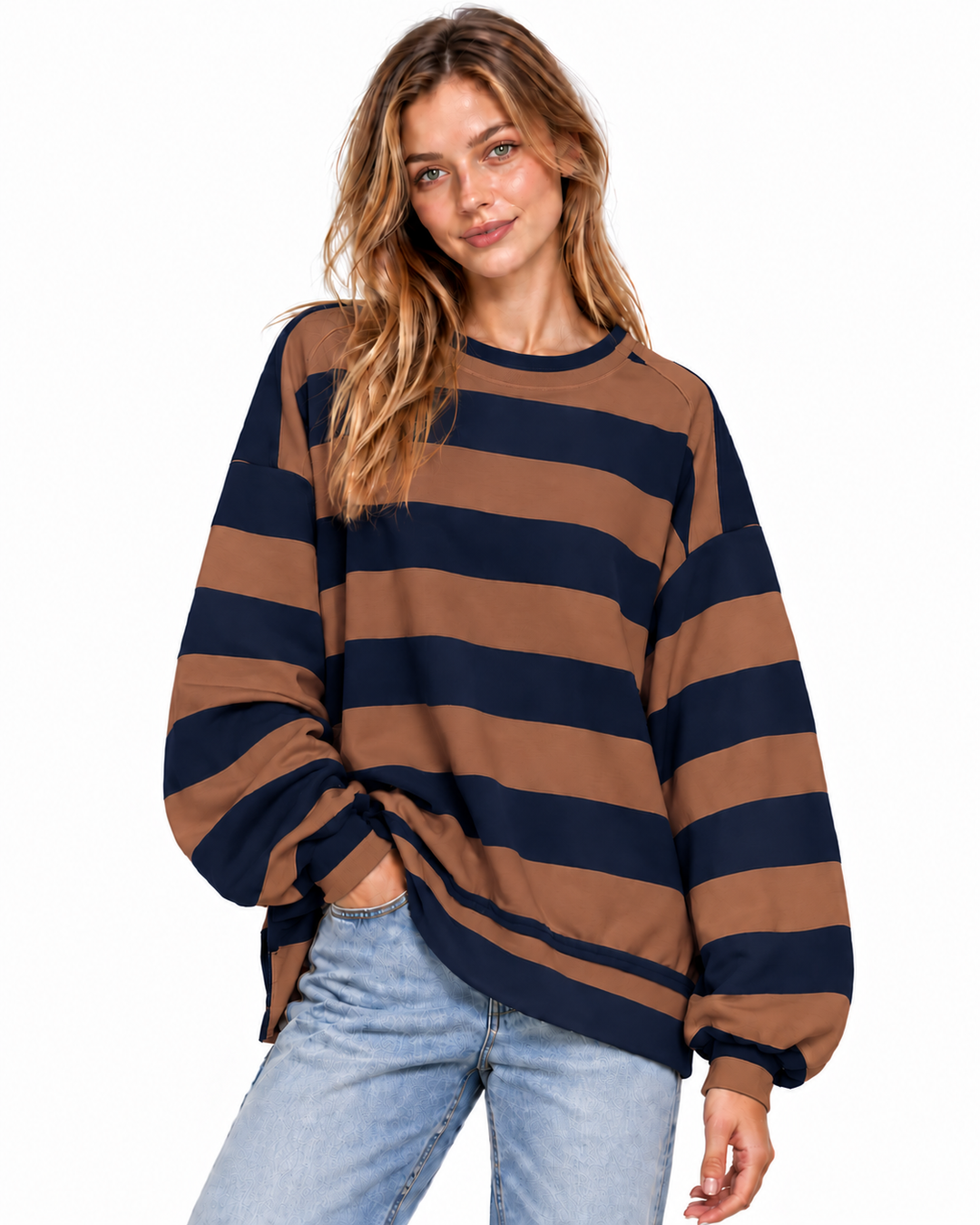 Sienna Oversize Streifenshirt Damen