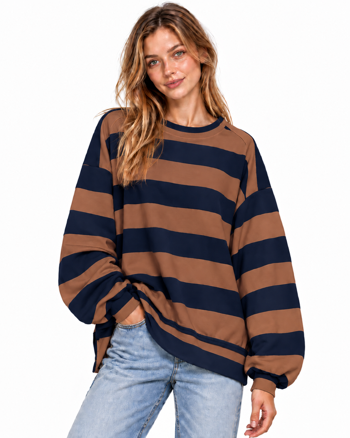 Sienna Oversize Streifenshirt Damen
