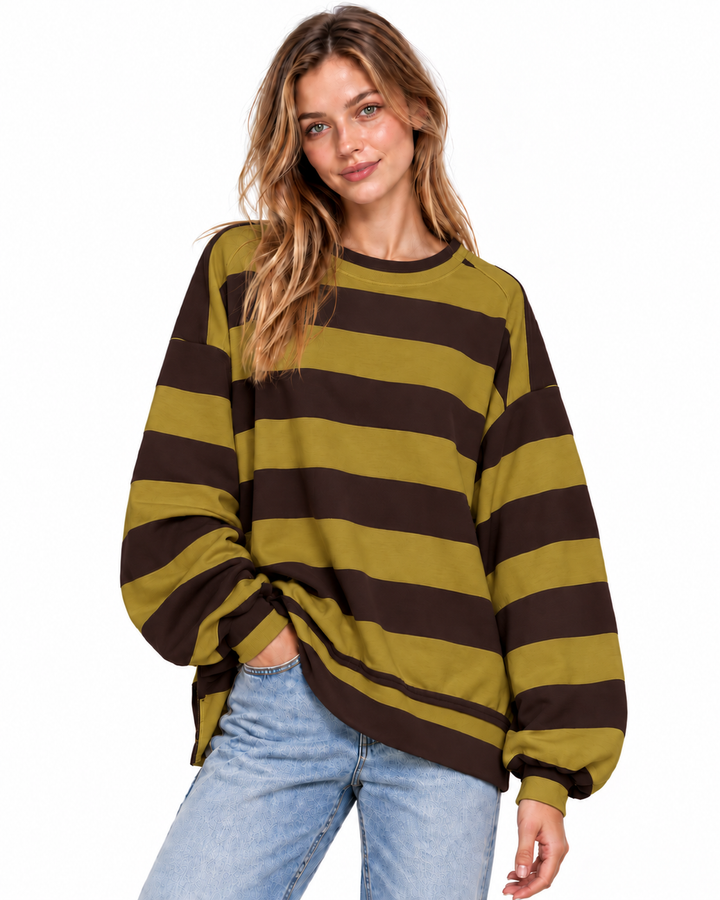 Sienna Oversize Streifenshirt Damen