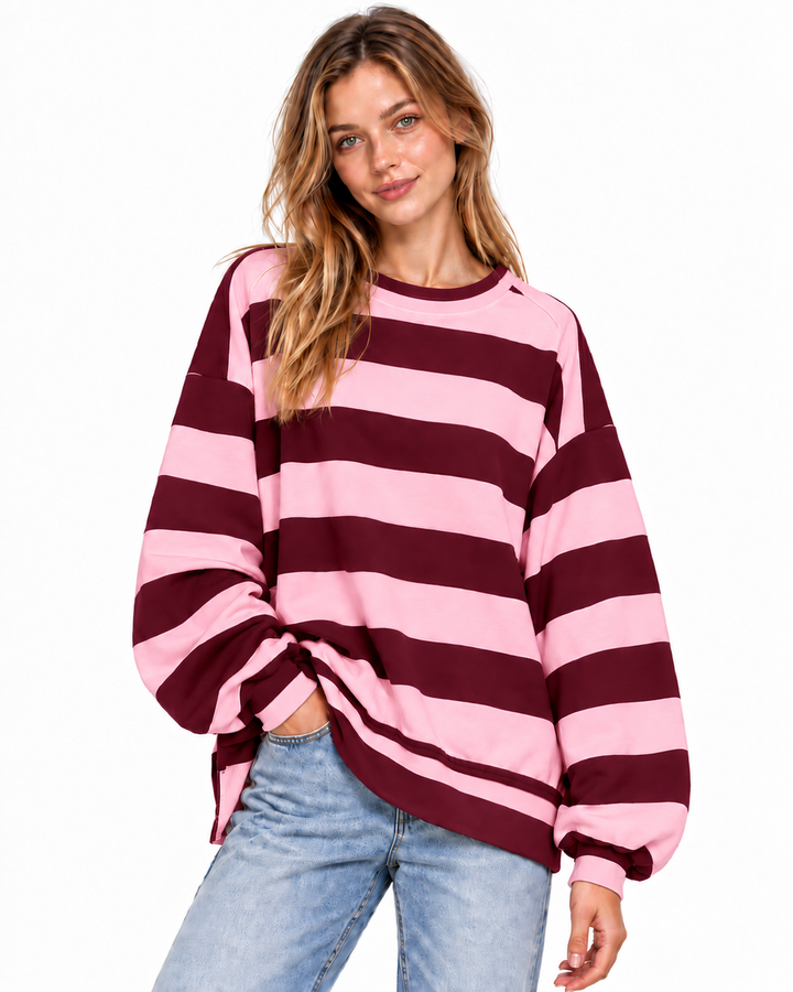 Sienna Oversize Streifenshirt Damen