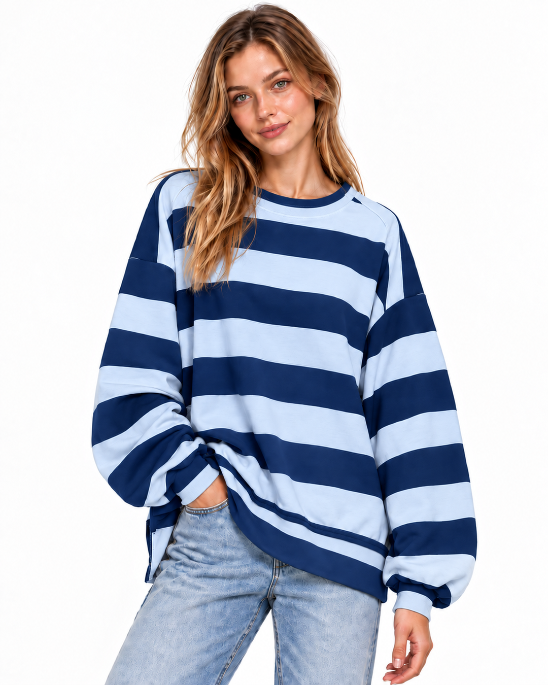 Sienna Oversize Streifenshirt Damen