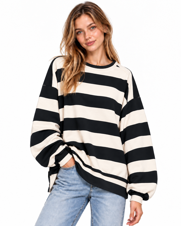 Sienna Oversize Streifenshirt Damen