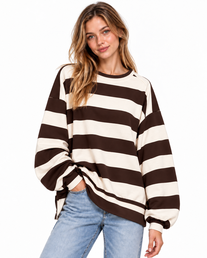 Sienna Oversize Streifenshirt Damen