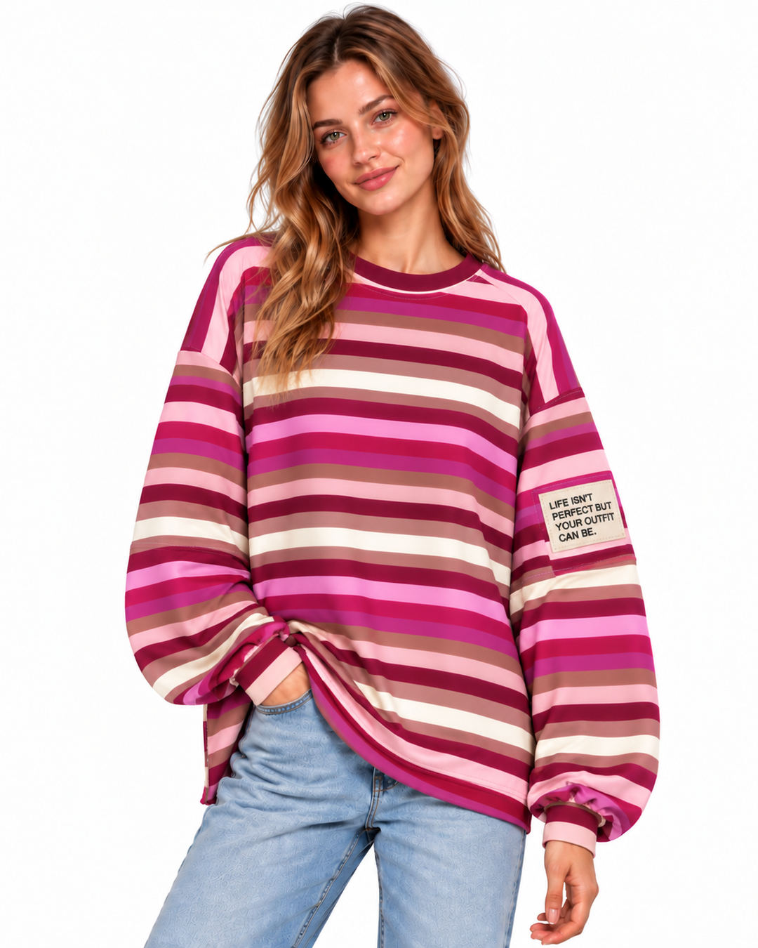 Sienna Oversize Streifenshirt Damen