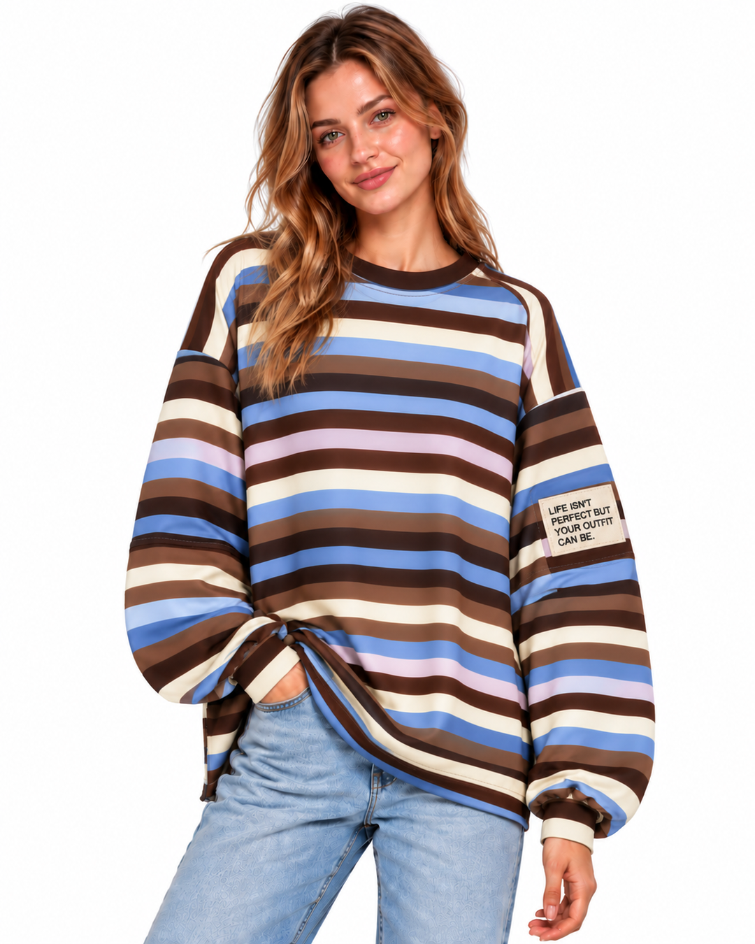 Sienna Oversize Streifenshirt Damen