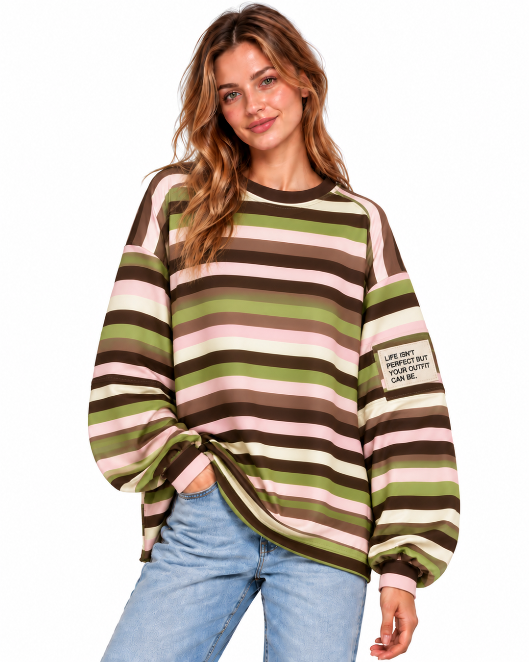 Sienna Oversize Streifenshirt Damen