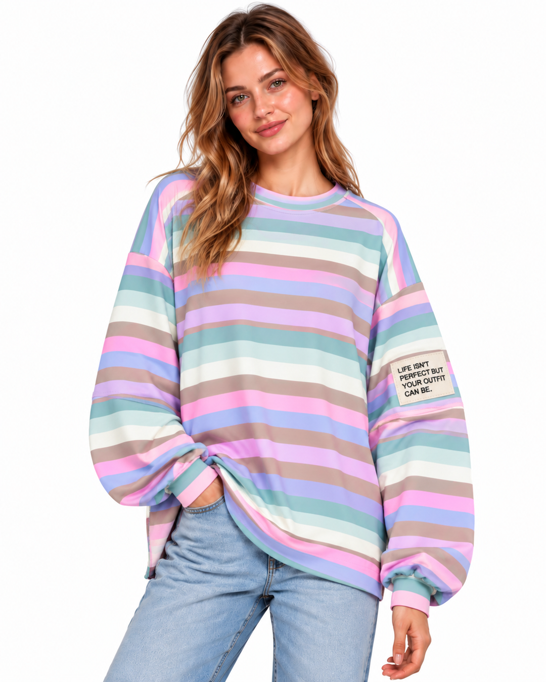 Sienna Oversize Streifenshirt Damen