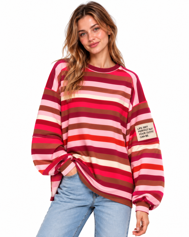 Sienna Oversize Streifenshirt Damen