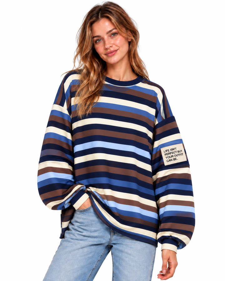 Sienna Oversize Streifenshirt Damen