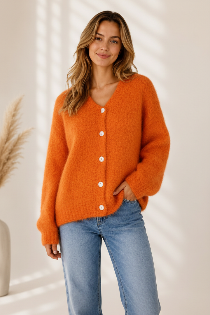 Fluffy Mohair Cardigan